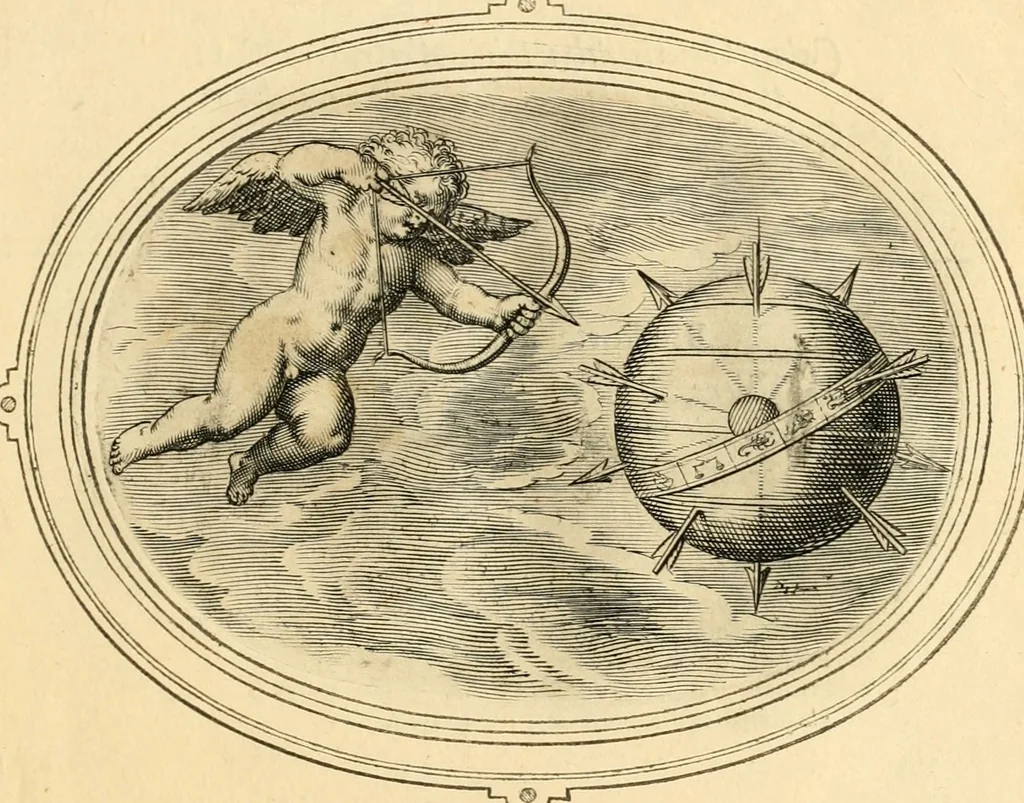 An illustration from Amorum emblemata, figuris aeneis incisa, 1608, leaf 56