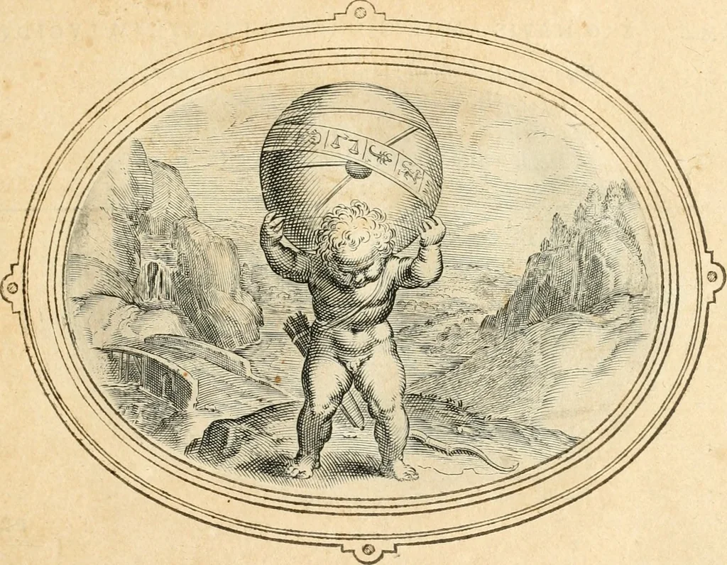 An illustration from Amorum emblemata, figuris aeneis incisa, 1608, leaf 58