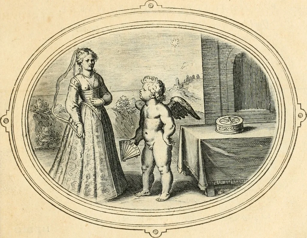 An illustration from Amorum emblemata, figuris aeneis incisa, 1608, leaf 60