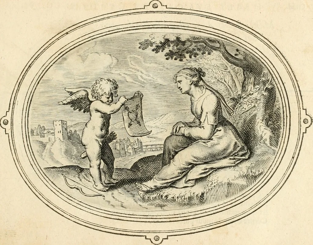 An illustration from Amorum emblemata, figuris aeneis incisa, 1608, leaf 68