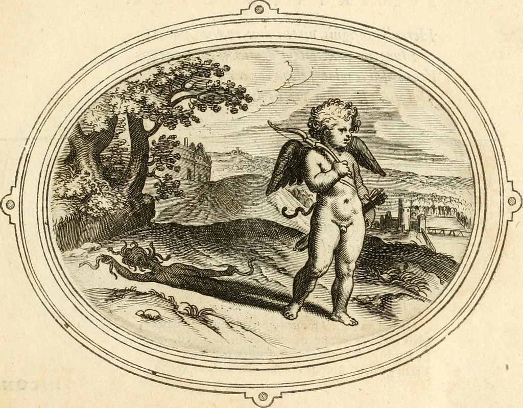 An illustration from Amorum emblemata, figuris aeneis incisa, 1608, leaf 72