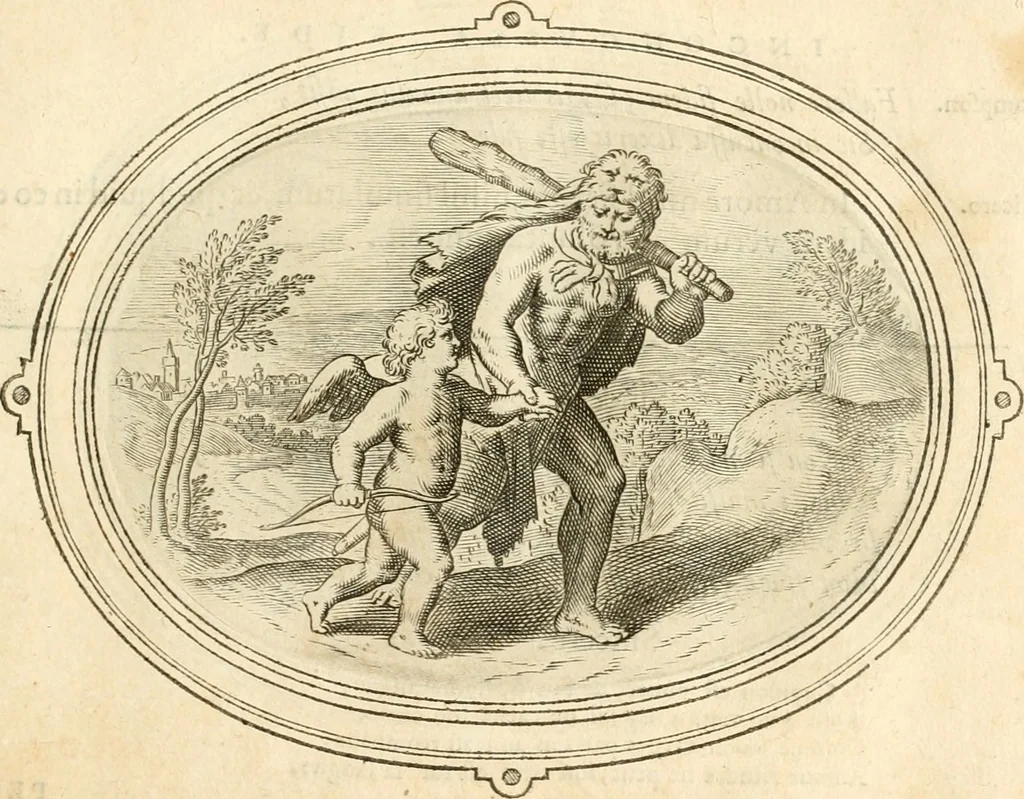 An illustration from Amorum emblemata, figuris aeneis incisa, 1608, leaf 74