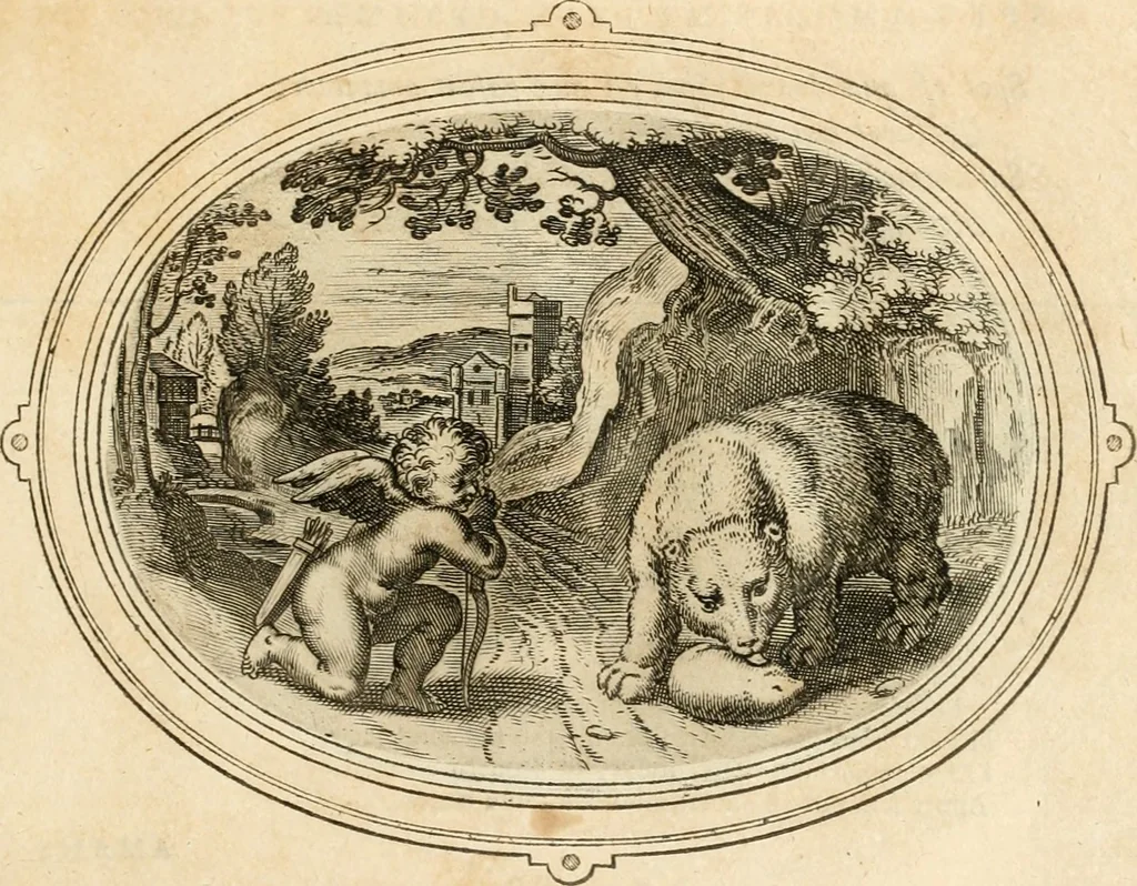 An illustration from Amorum emblemata, figuris aeneis incisa, 1608, leaf 78