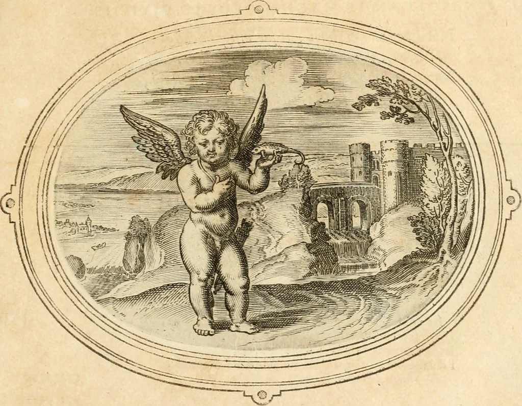 An illustration from Amorum emblemata, figuris aeneis incisa, 1608, leaf 84