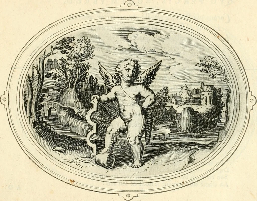 An illustration from Amorum emblemata, figuris aeneis incisa, 1608, leaf 94
