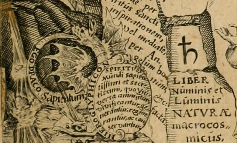 An illustration from Amphitheatrvm sapientiae aeternae : solius verae, christiano-kabalisticvm, divino-magicvm, nec non physico-chymicvm, tertrivnvm, catholicon, 1609, leaf 12