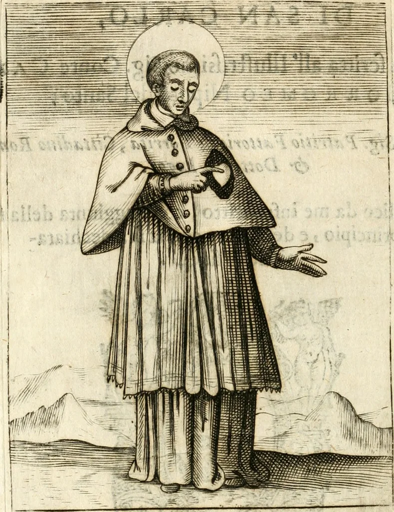An illustration from Ampla et diligente relatione de gli honori fatti al cuore di San Carlo : per lettera scritta all'illustrissimo sig. conte Carlo Borromeo, nipote del santo, 1614, leaf 5
