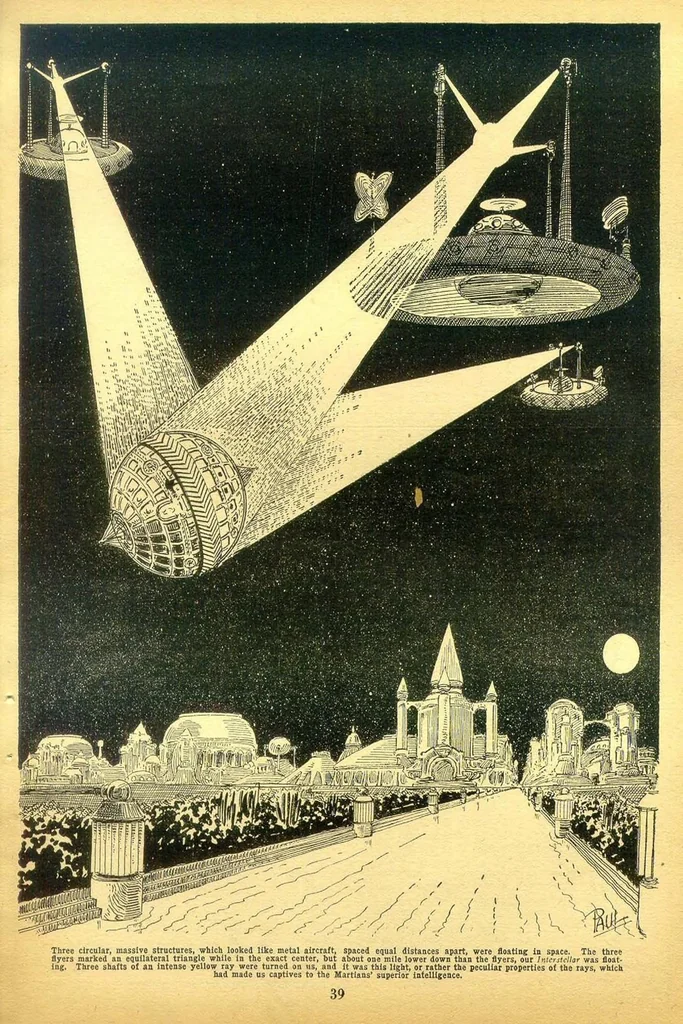 An illustration from Amazing Stories, Apr 1928, 1928, leaf 40
