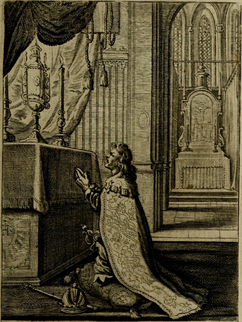 An illustration from Amstelredams eer ende opcomen, : door de denckwaerdighe miraklen aldaer gescheid, aen ende door het H. Sacrement des altaers. Anno 1345, 1639, leaf 106