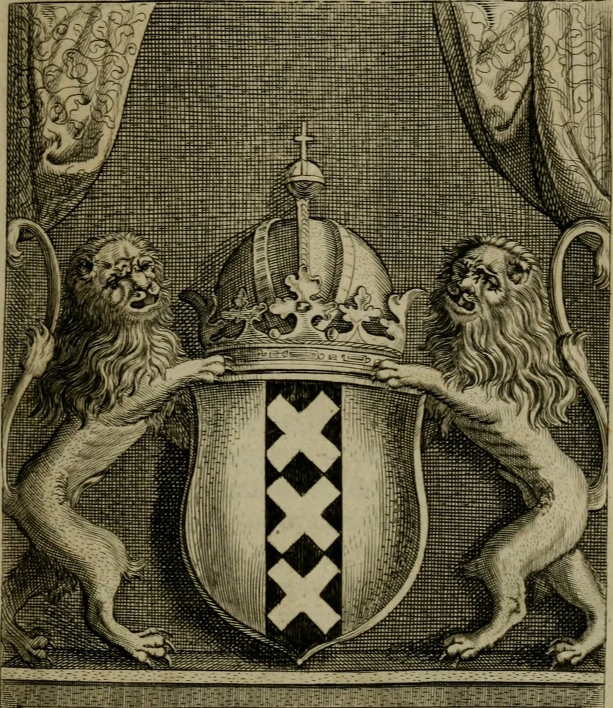 An illustration from Amstelredams eer ende opcomen, : door de denckwaerdighe miraklen aldaer gescheid, aen ende door het H. Sacrement des altaers. Anno 1345, 1639, leaf 20