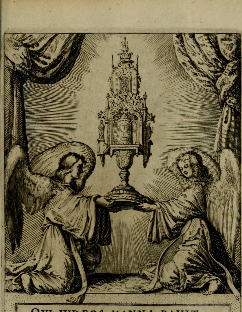 An illustration from Amstelredams eer ende opcomen, : door de denckwaerdighe miraklen aldaer gescheid, aen ende door het H. Sacrement des altaers. Anno 1345, 1639, leaf 206