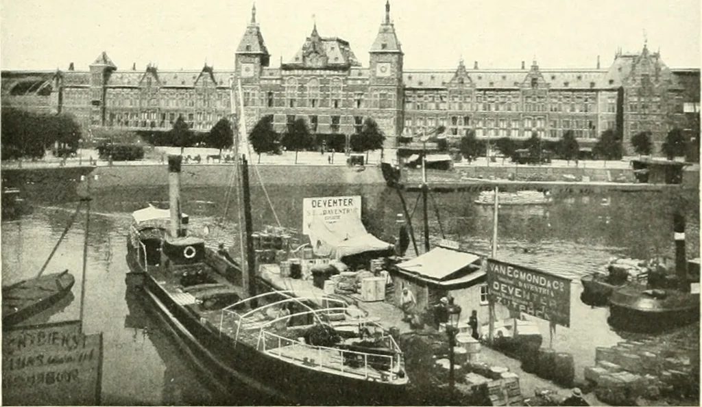 An illustration from Amsterdam et Harlem, 1913, leaf 12