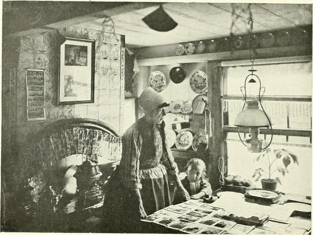 An illustration from Amsterdam et Harlem, 1913, leaf 123