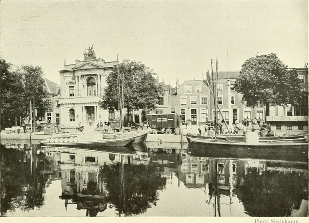 An illustration from Amsterdam et Harlem, 1913, leaf 150