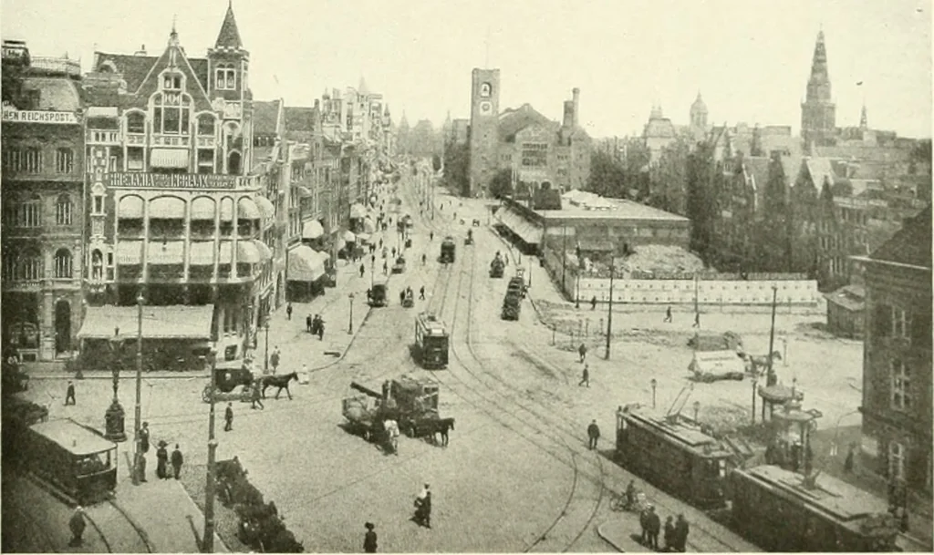 An illustration from Amsterdam et Harlem, 1913, leaf 16