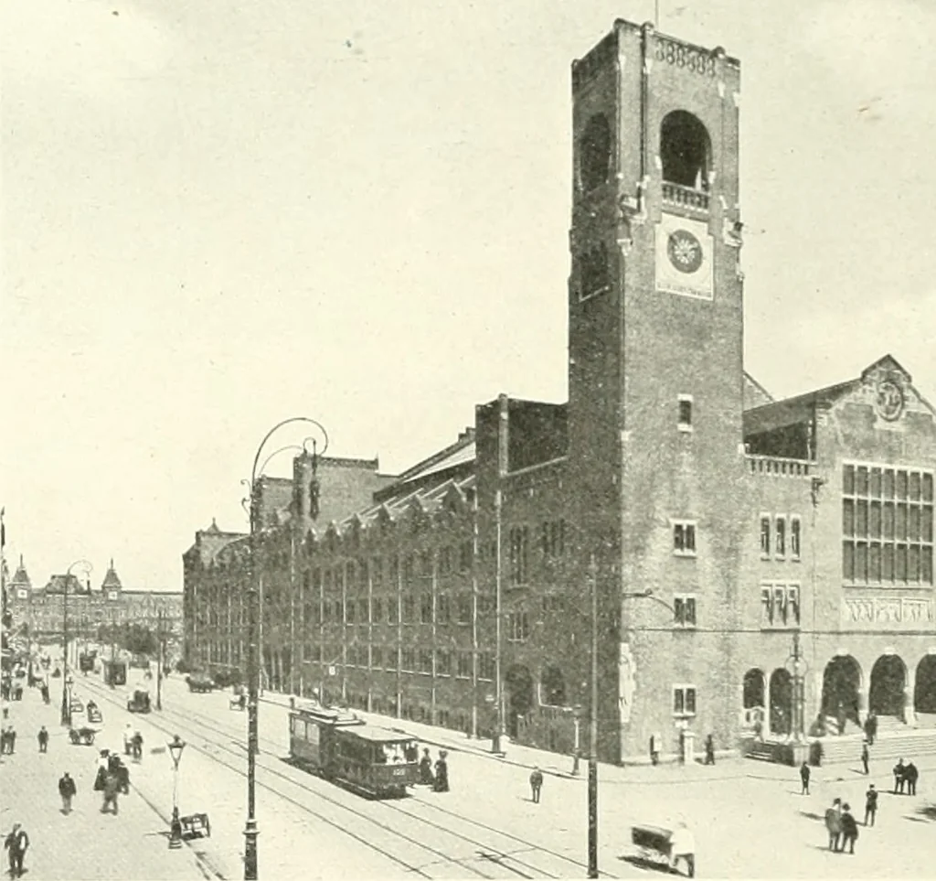 An illustration from Amsterdam et Harlem, 1913, leaf 95
