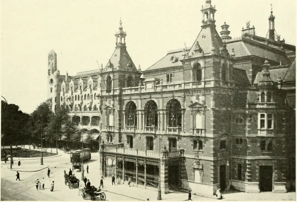 An illustration from Amsterdam et Harlem, 1913, leaf 98