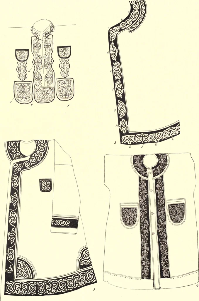 An illustration from The decorative art of the Amur tribes, 1902, leaf 125