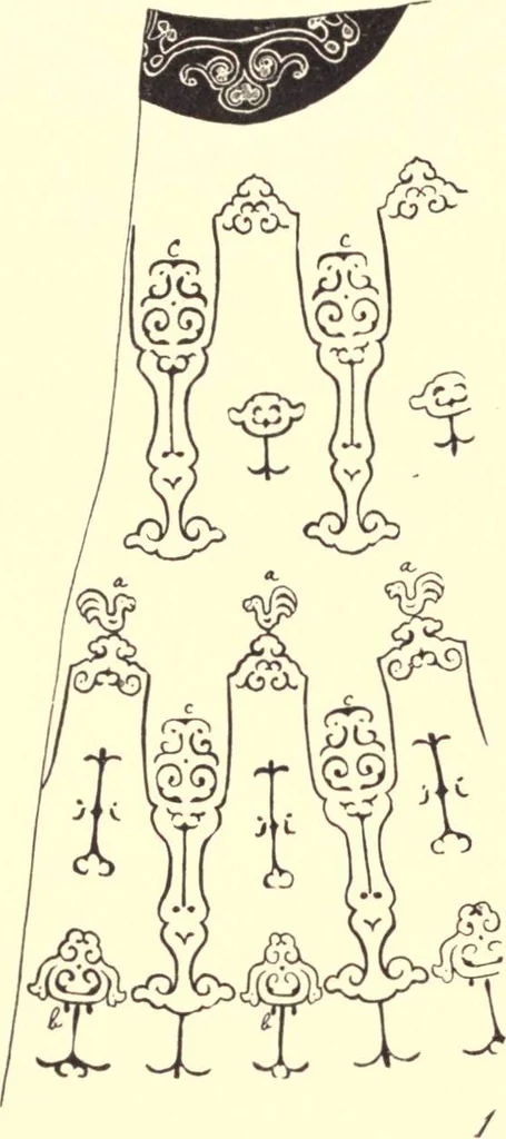 An illustration from The decorative art of the Amur tribes, 1902, leaf 131