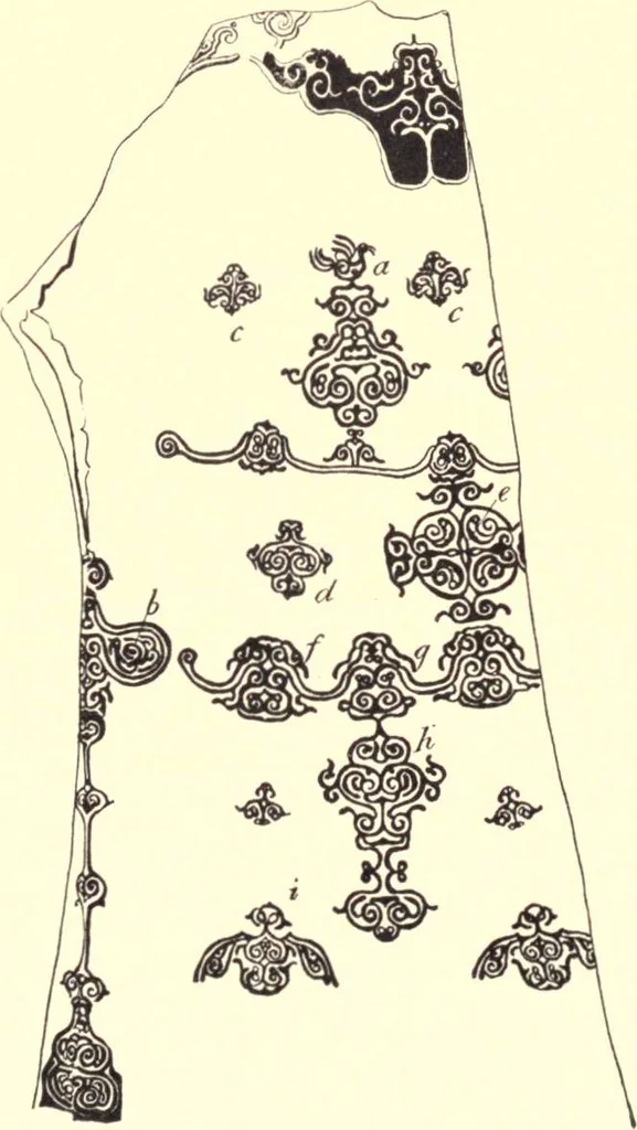 An illustration from The decorative art of the Amur tribes, 1902, leaf 131