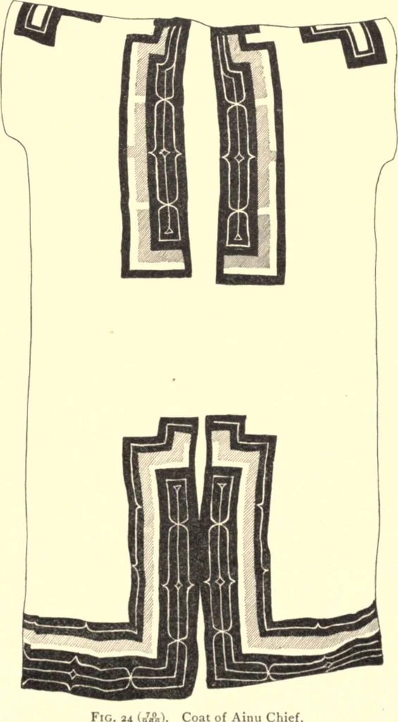 An illustration from The decorative art of the Amur tribes, 1902, leaf 138