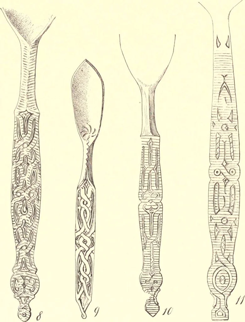 An illustration from The decorative art of the Amur tribes, 1902, leaf 19