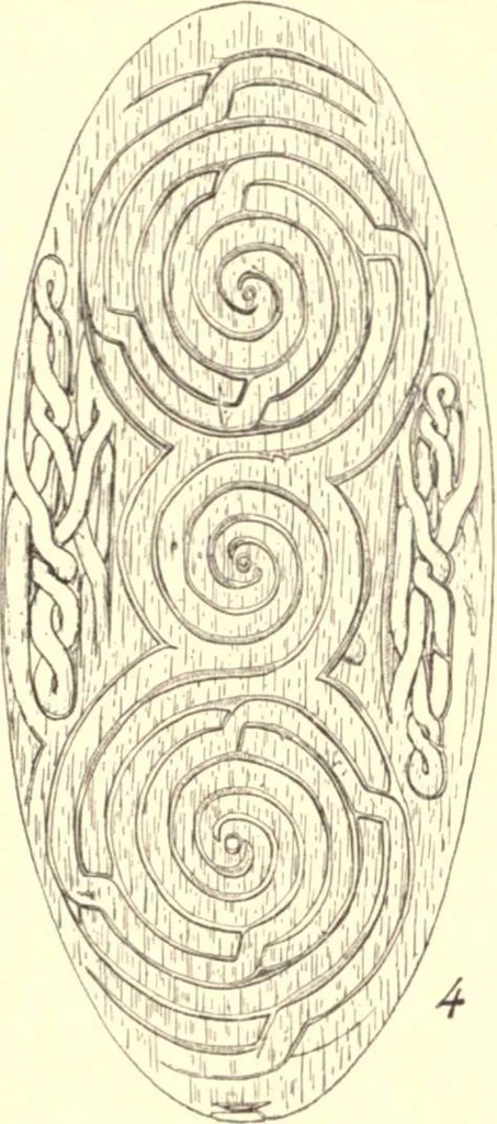 An illustration from The decorative art of the Amur tribes, 1902, leaf 24