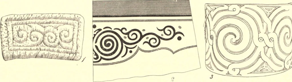 An illustration from The decorative art of the Amur tribes, 1902, leaf 24
