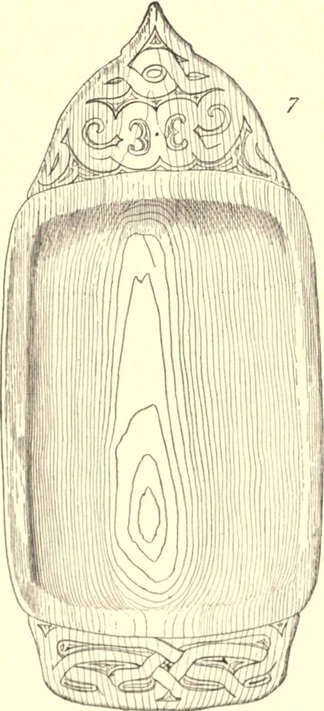 An illustration from The decorative art of the Amur tribes, 1902, leaf 28