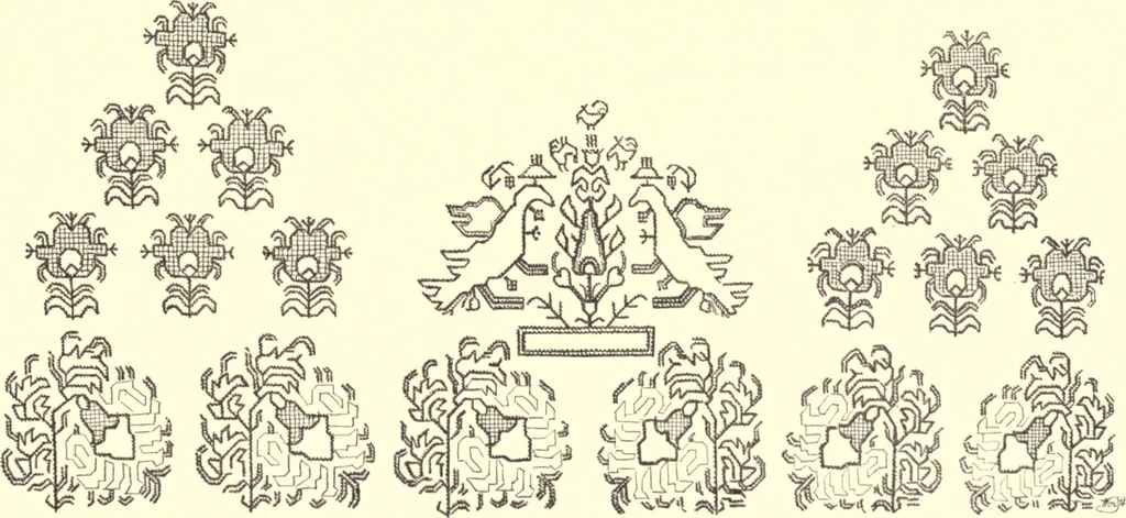 An illustration from The decorative art of the Amur tribes, 1902, leaf 46