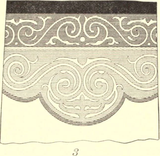 An illustration from The decorative art of the Amur tribes, 1902, leaf 50
