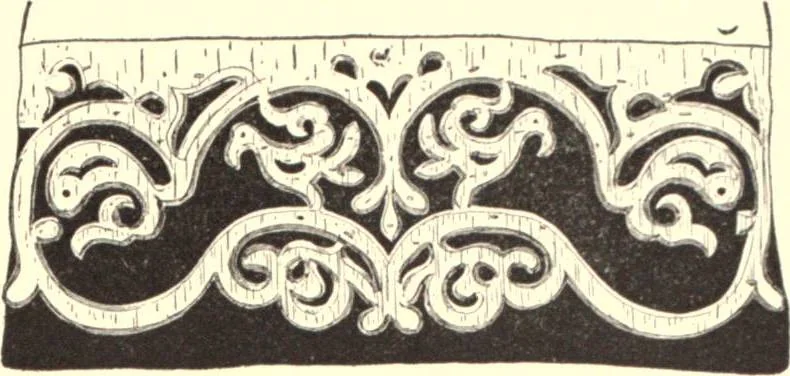 An illustration from The decorative art of the Amur tribes, 1902, leaf 58