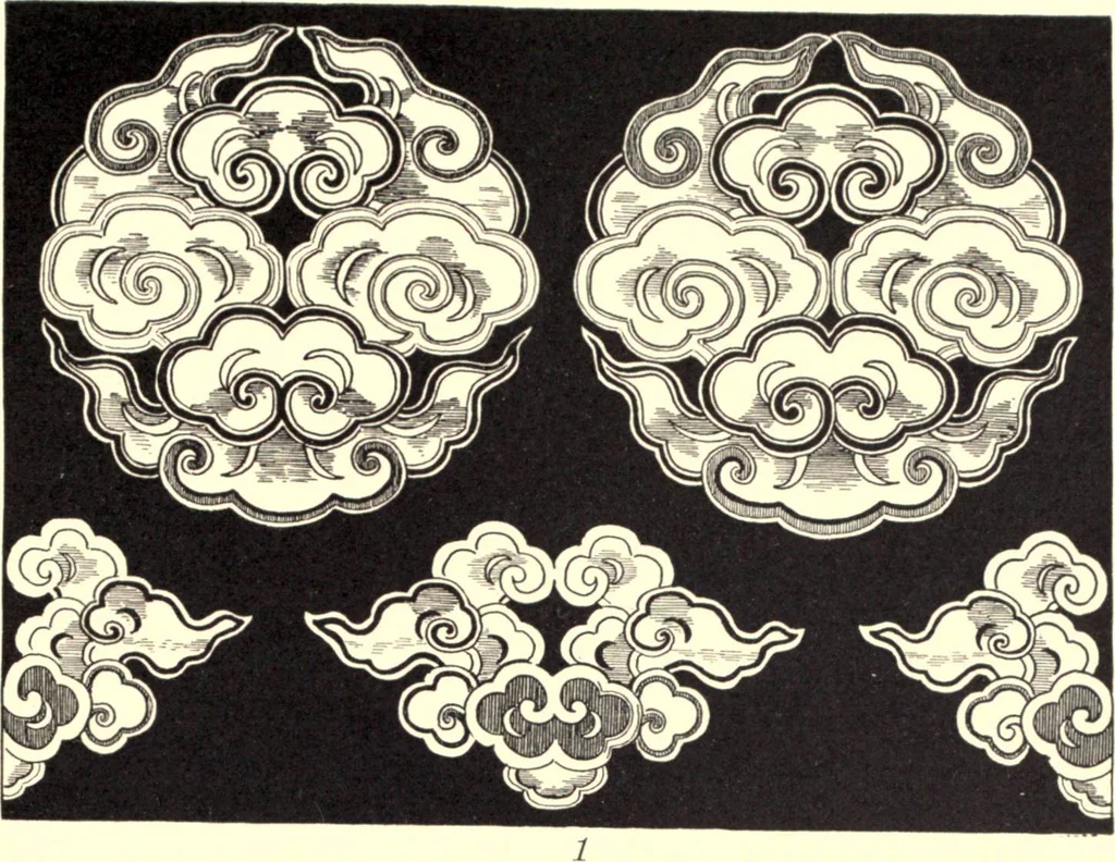 An illustration from The decorative art of the Amur tribes, 1902, leaf 78