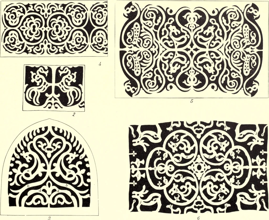 An illustration from The decorative art of the Amur tribes, 1902, leaf 78