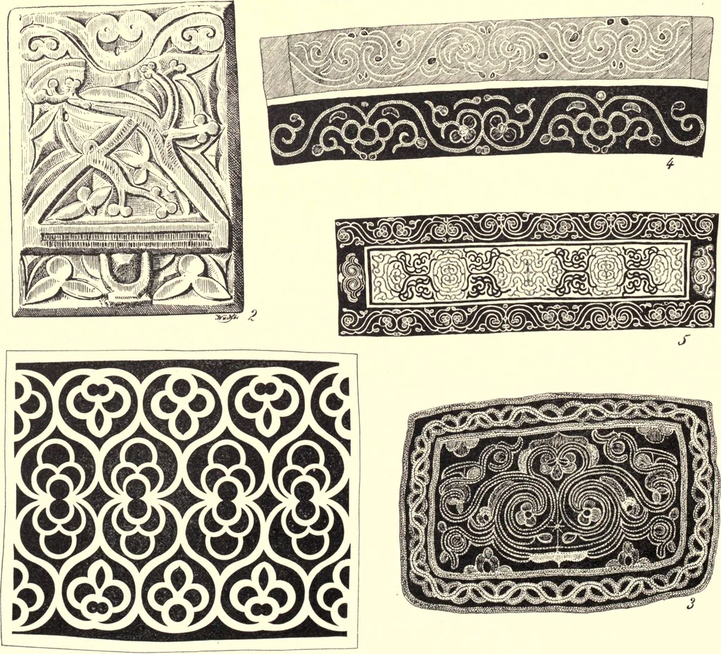An illustration from The decorative art of the Amur tribes, 1902, leaf 83