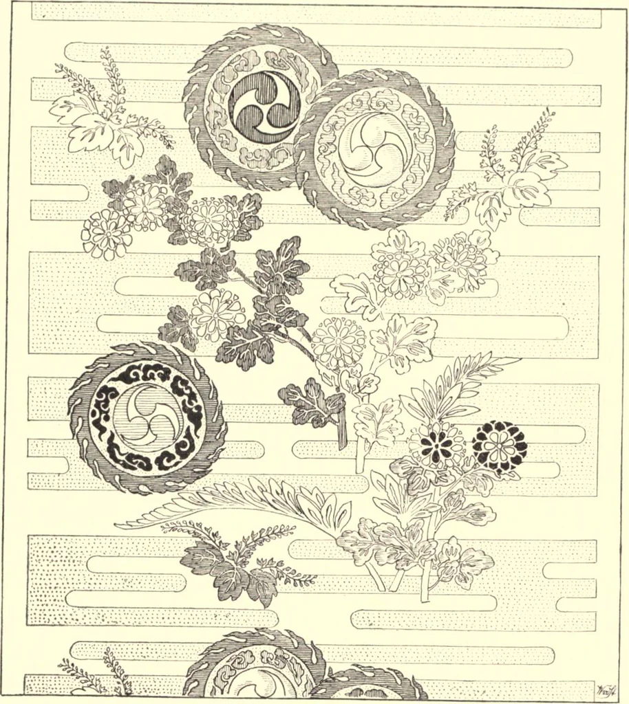 An illustration from The decorative art of the Amur tribes, 1902, leaf 88