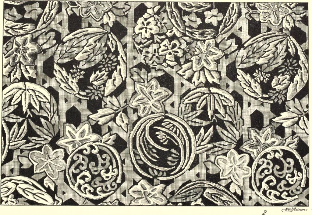 An illustration from The decorative art of the Amur tribes, 1902, leaf 88