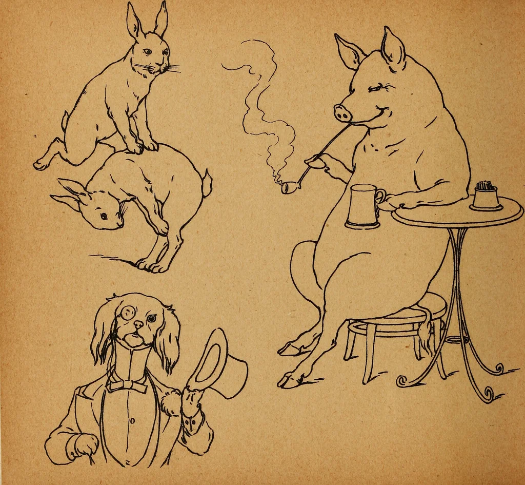 An illustration from Amusement for little children; drawing and tracing book .., 1898, leaf 119