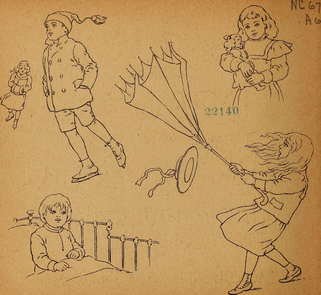 An illustration from Amusement for little children; drawing and tracing book .., 1898, leaf 31