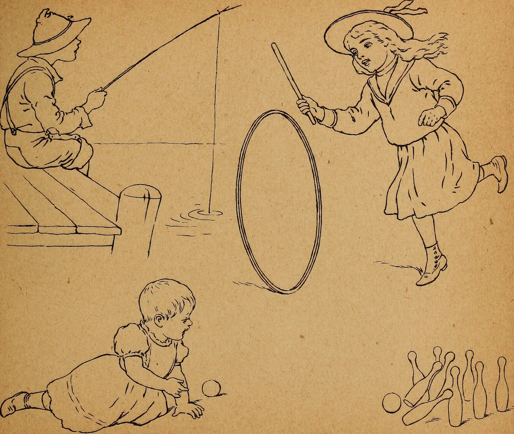 An illustration from Amusement for little children; drawing and tracing book .., 1898, leaf 38