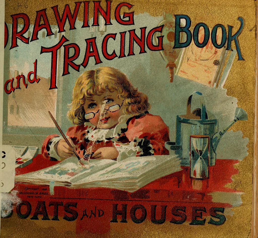 An illustration from Amusement for little children; drawing and tracing book .., 1898, leaf 6