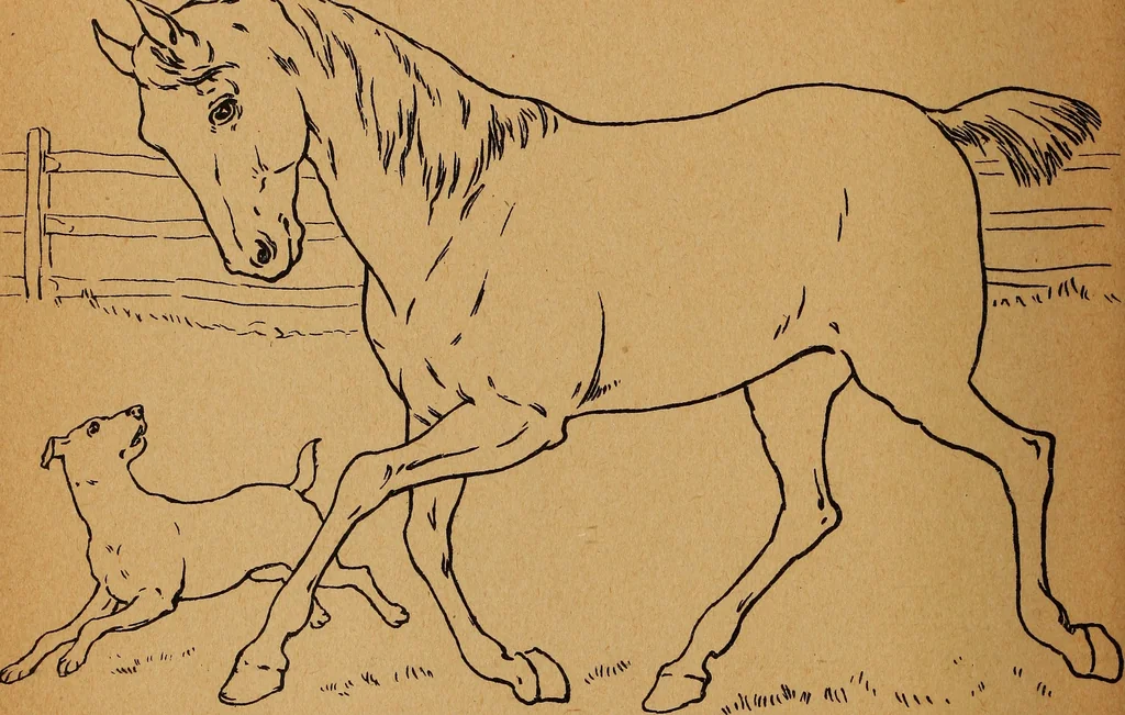 An illustration from Amusement for little children; drawing and tracing book .., 1898, leaf 75