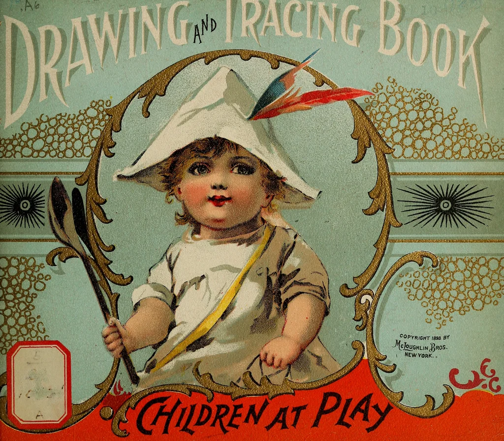 An illustration from Amusement for little children; drawing and tracing book .., 1898, leaf 90