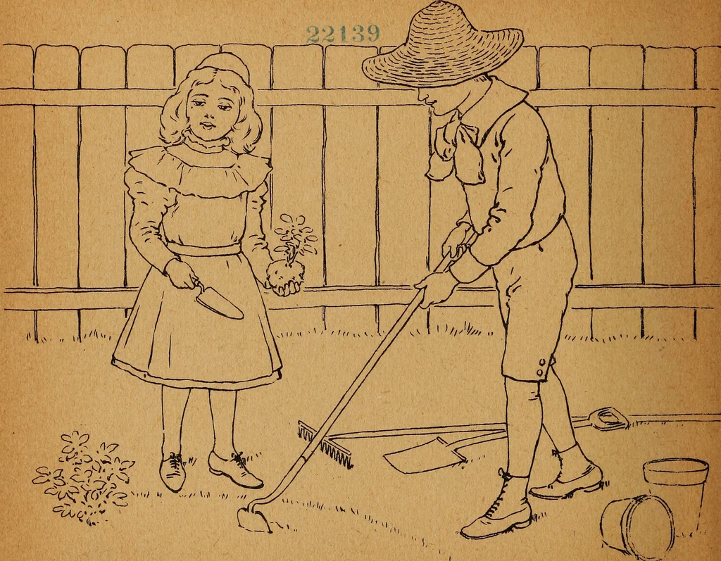 An illustration from Amusement for little children; drawing and tracing book .., 1898, leaf 93