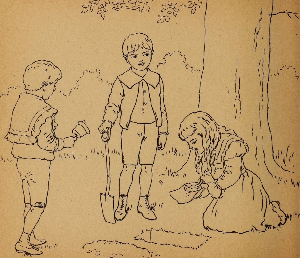 An illustration from Amusement for little children; drawing and tracing book .., 1898, leaf 95