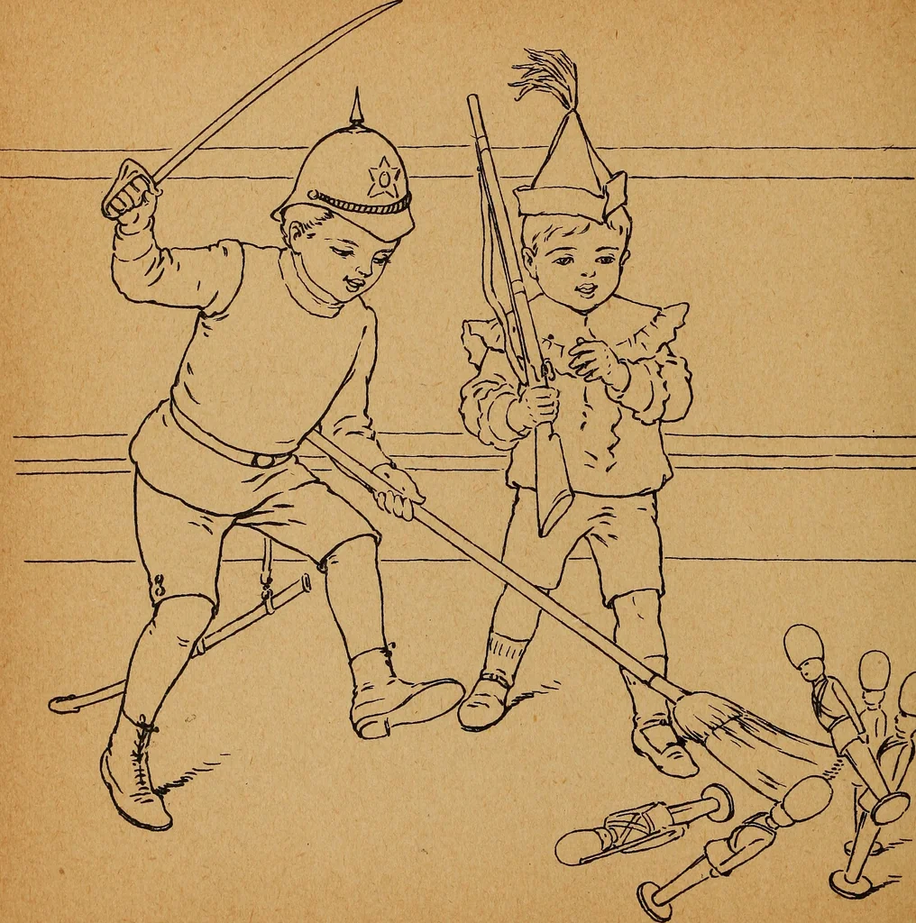 An illustration from Amusement for little children; drawing and tracing book .., 1898, leaf 97
