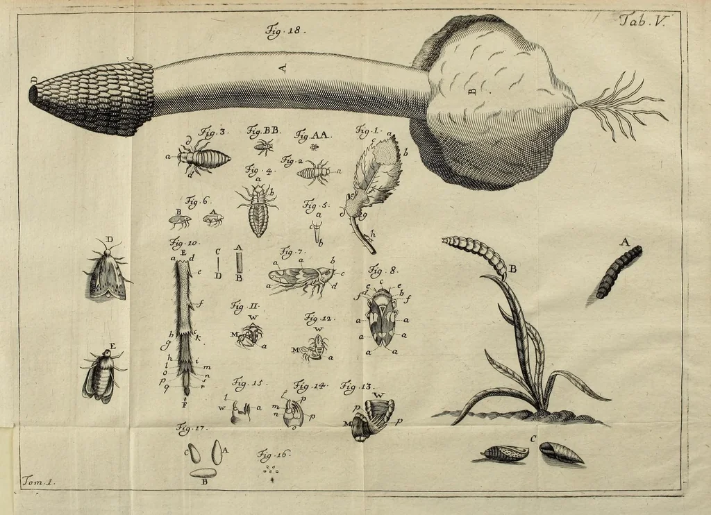 An illustration from Analecta transalpina, 1762, leaf 567