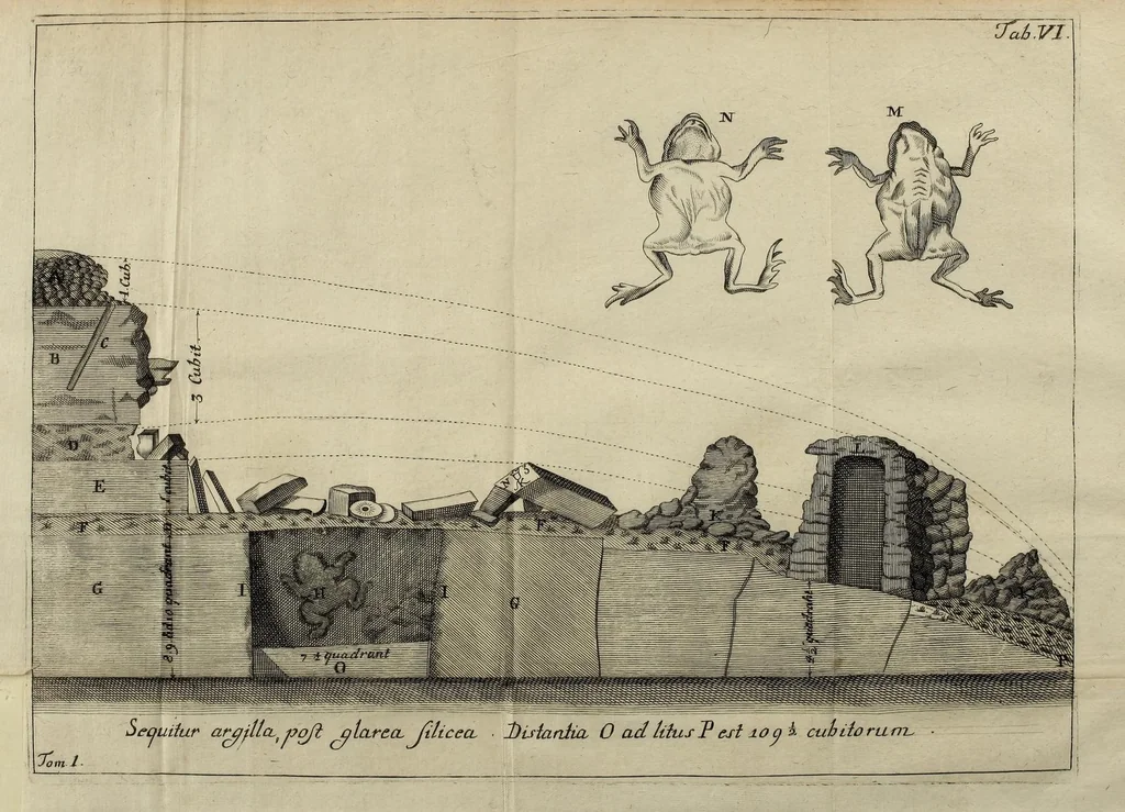 An illustration from Analecta transalpina, 1762, leaf 571