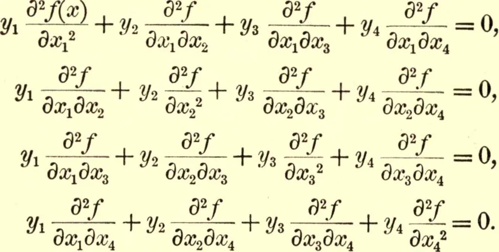 An illustration from Analytic geometry of space, 1914, leaf 233