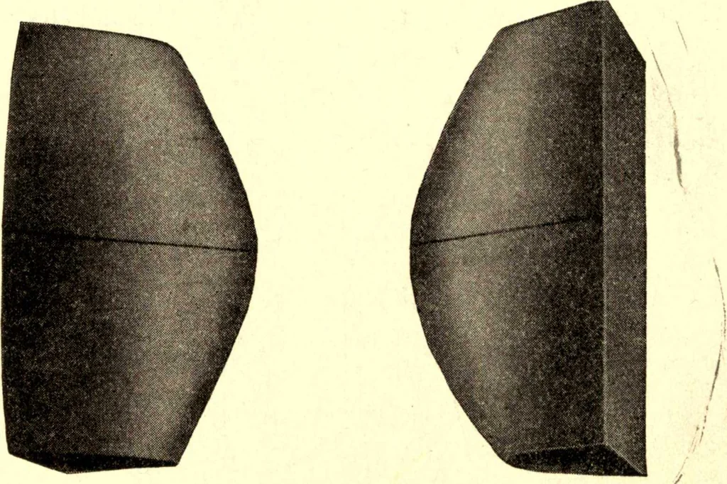 An illustration from Analytic geometry of space, 1914, leaf 87
